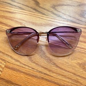 Gold purple frame Betsy Johnson Sunglasses